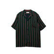 Striped shirt on a white background.