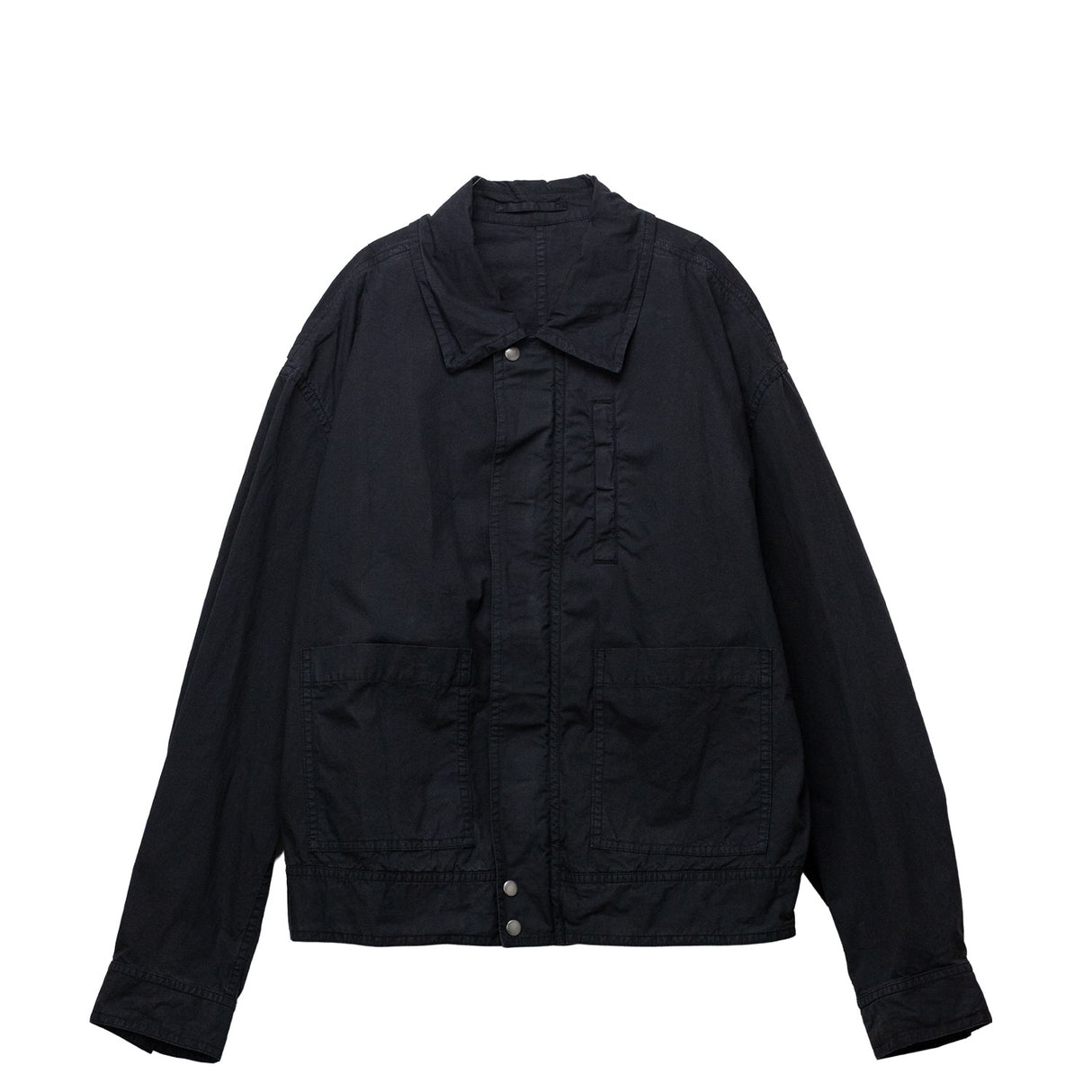 Black jacket on a white background.