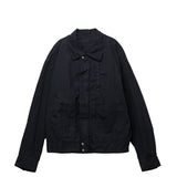 Black jacket on a white background.