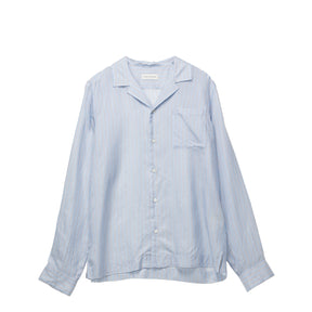 Light blue shirt on a white background.