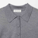 Dries Van Noten TALIS 3700 POLO SWEATER, Grey