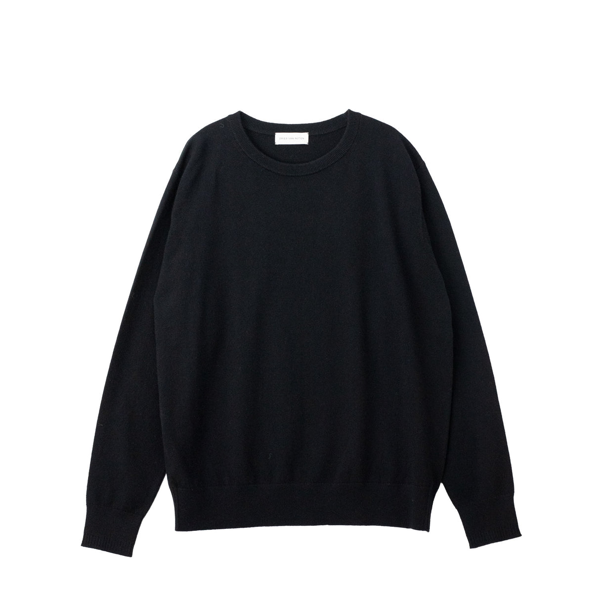 Black sweater on a white background