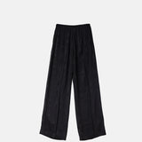Dries Van Noten WIDE LEG PANTS, Black