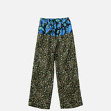 Dries Van Noten WIDE LONG PANTS, Bottle Green