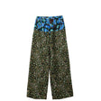 Multi colored pants on a white background