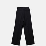 Dries Van Noten 3122 PORTIAS TAILORED WOOL PANTS, Black