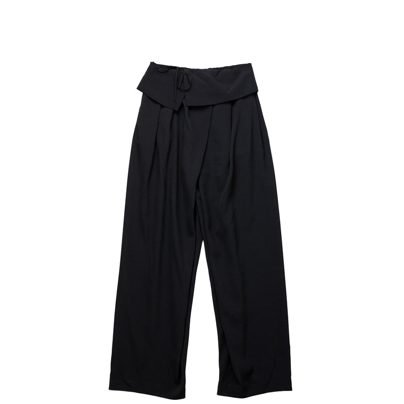 Black pants on a white background
