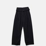 Dries Van Noten 3078 PARONG LIGHTWEIGHT STRETCH PANTS, Black