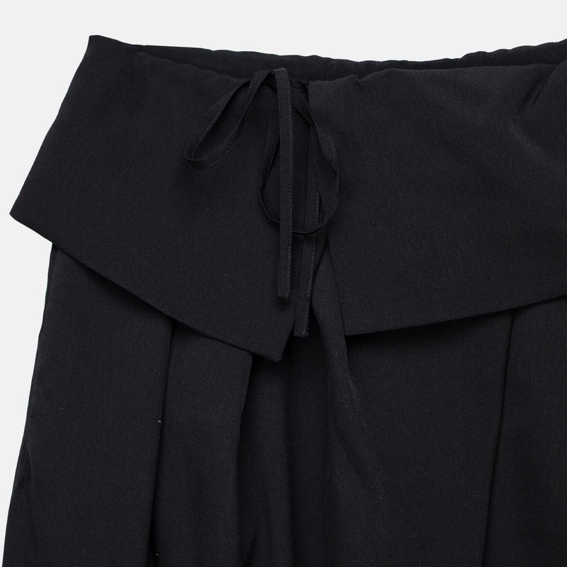 Dries Van Noten 3078 PARONG LIGHTWEIGHT STRETCH PANTS, Black