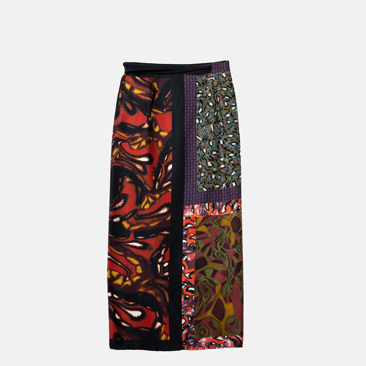Dries Van Noten LONG WRAP SCARF-SKIRT, Dessin B