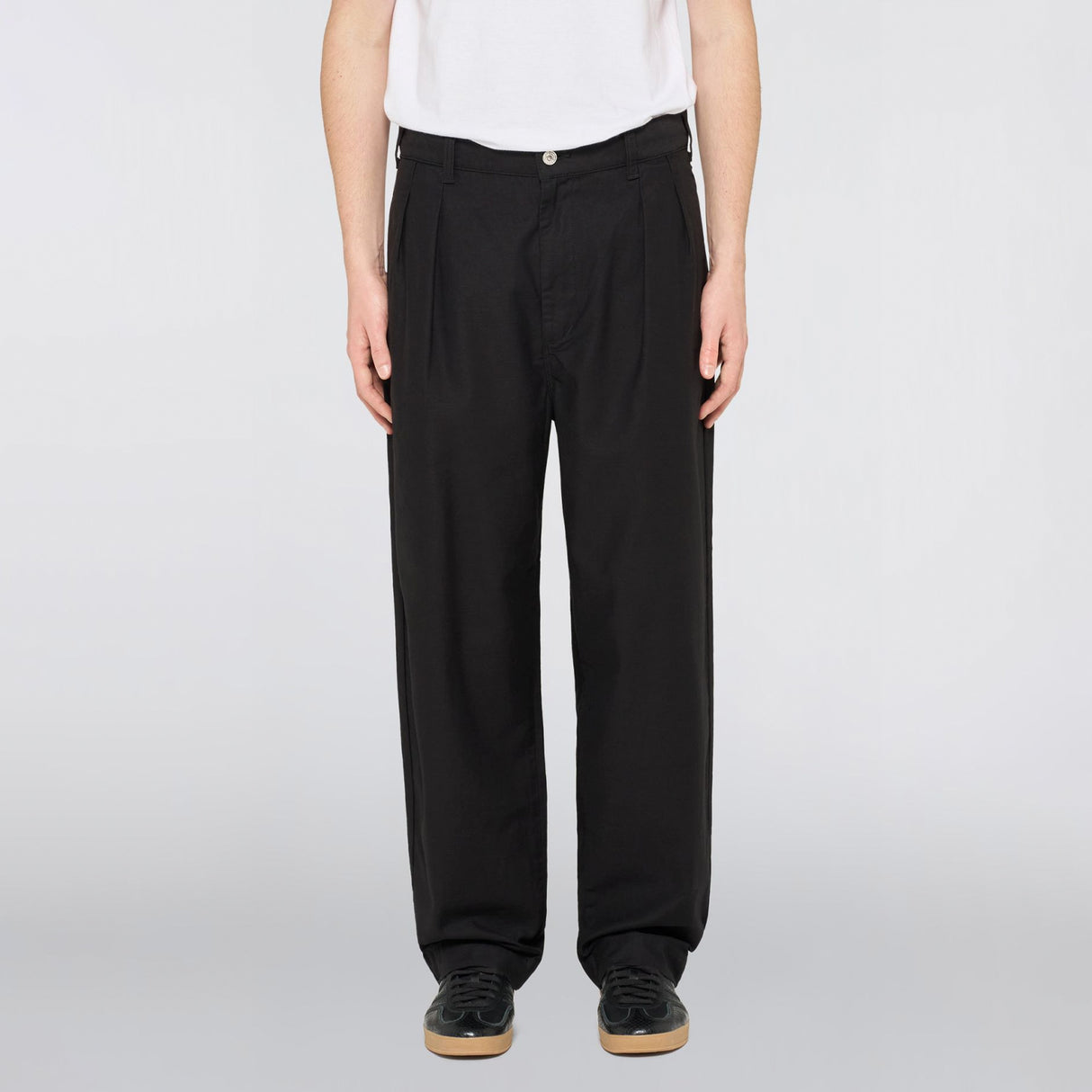 Edwin 2 TUCK PANT, Washed Black