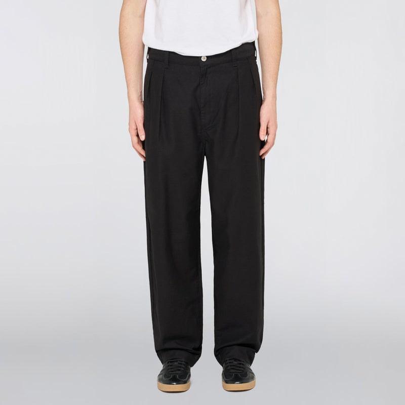 Edwin 2 TUCK PANT, Washed Black