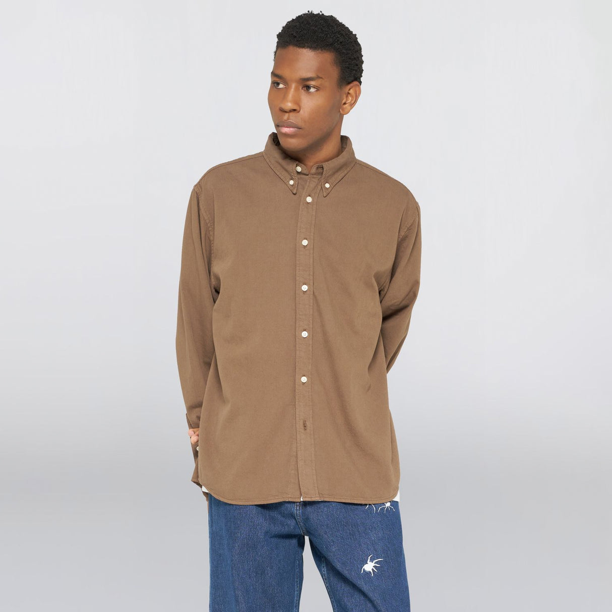 Edwin ARLO SHIRT LS, Rain Drum