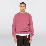 Edwin AXIOM CREW SWEATSHIRT, Red Plum Marble Fade Out