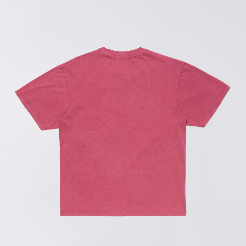 Edwin AXIOM T-SHIRT, Red Plum Marble Fade Out