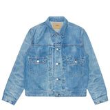 Edwin DENIM JACKET, Kaihara Blue Light Used