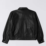 Edwin DOGMA JACKET LEATHER, Black