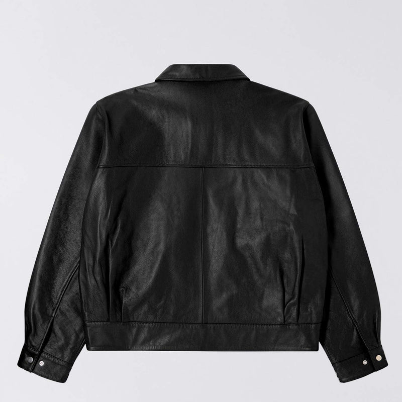Edwin DOGMA JACKET LEATHER, Black