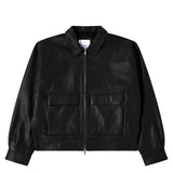 Edwin DOGMA JACKET LEATHER, Black