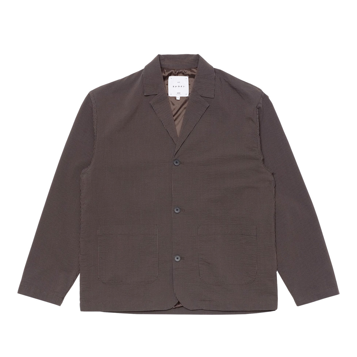 Edwin EDISON BLAZER, Coffee Bean/Black