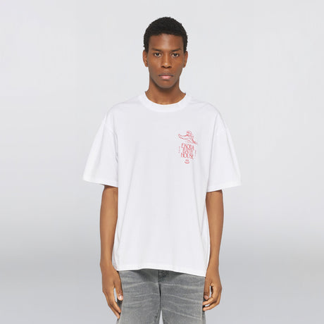 Edwin EKODA BATH HOUSE T-SHIRT, White Washed