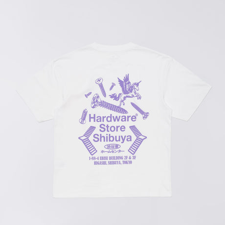 Edwin HARDWARE STORE SHIBUYA T-SHIRT, White Washed