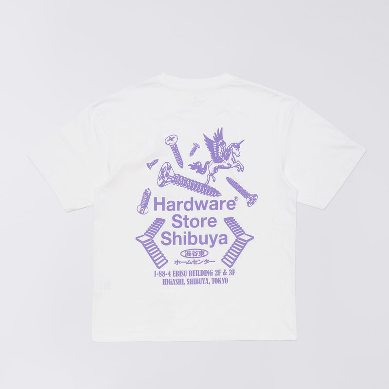 Edwin HARDWARE STORE SHIBUYA T-SHIRT, White Washed