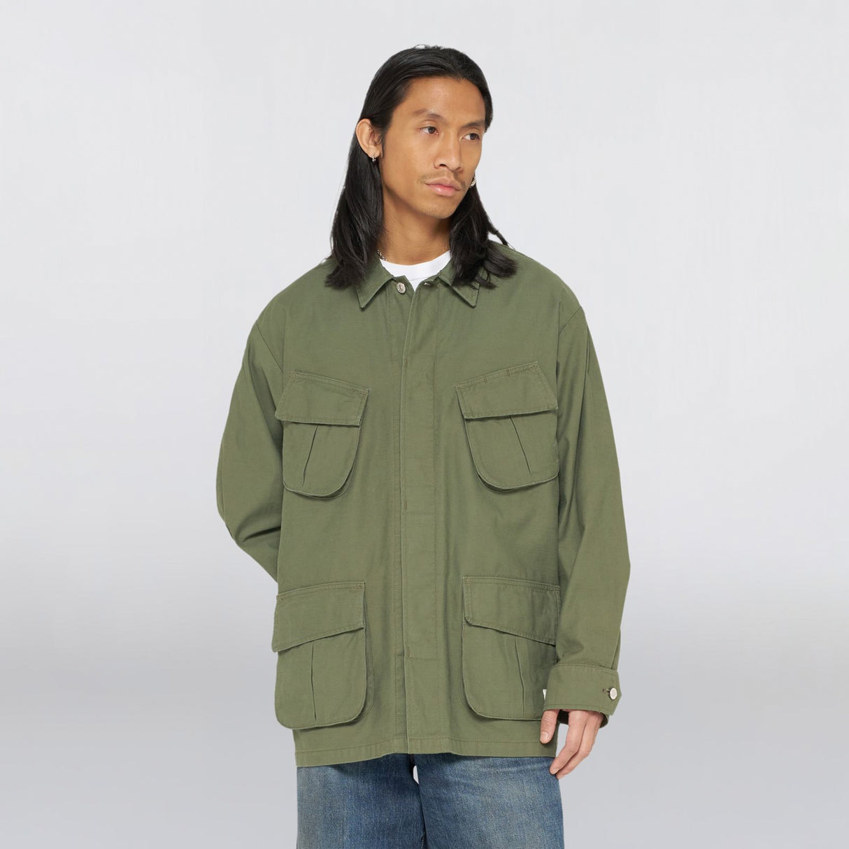 Edwin JUNGLE SHIRT, Olive