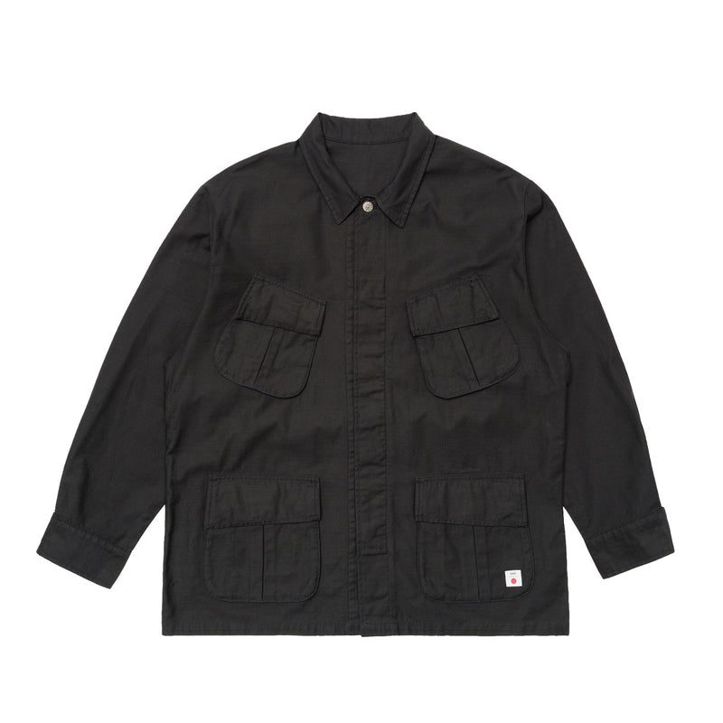 Edwin JUNGLE SHIRT, Washed Black