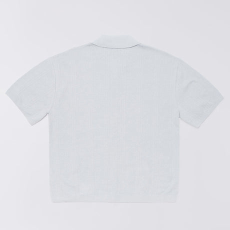 Edwin LUIS BUTTONED POLO, Grey
