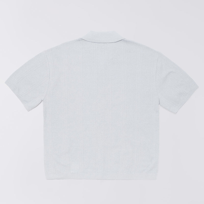 Edwin LUIS BUTTONED POLO, Grey