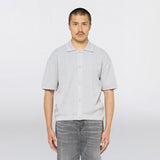 Edwin LUIS BUTTONED POLO, Grey