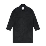 Edwin MAC WOOL COAT, Black