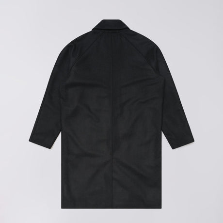 Edwin MAC WOOL COAT, Black