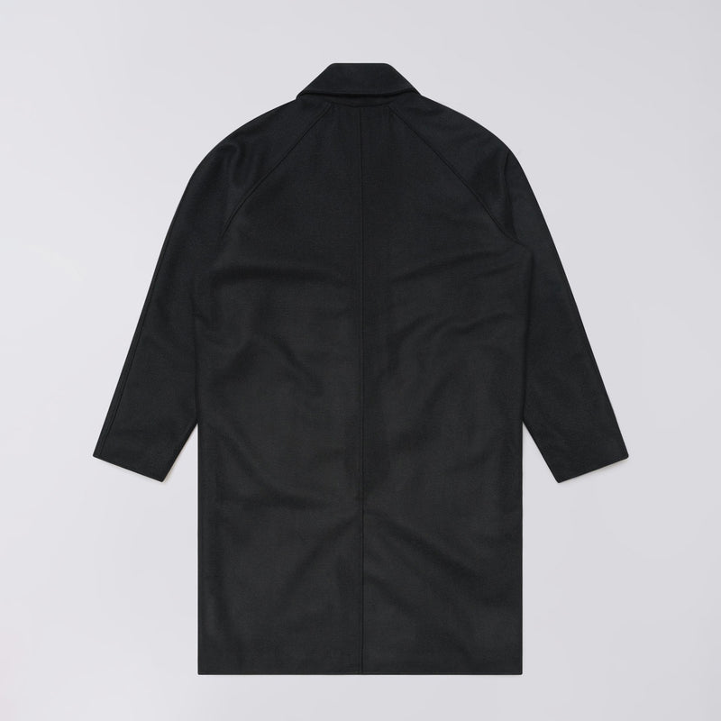 Edwin MAC WOOL COAT, Black