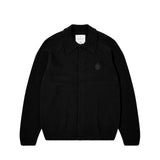 Edwin MARS POLO CARDIGAN KNIT WASHED, Black