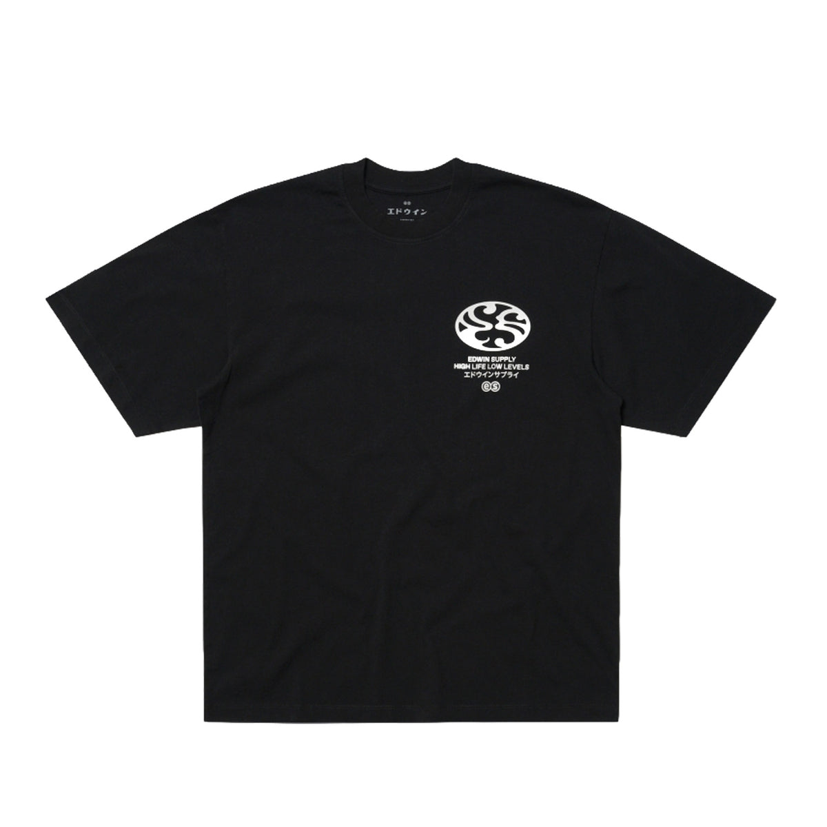 Edwin MONOGURAMU T-SHIRT, Washed Black