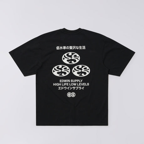 Edwin MONOGURAMU T-SHIRT, Washed Black