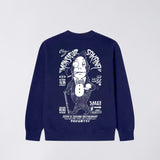 Edwin MONSIEUR SAKANA SWEATSHIRT, Maritime Blue