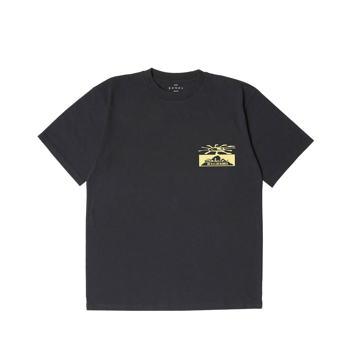 Edwin MOUNT FUJI DUSK T-SHIRT, Washed Black