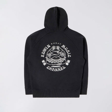 Edwin MUSIC CHANNEL HOODIE, Washed Black