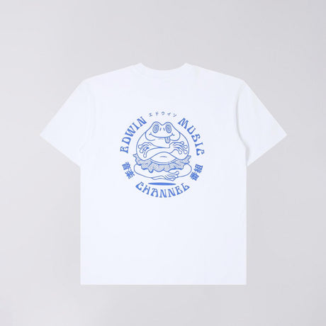 Edwin MUSIC CHANNEL T-SHIRT, White Garment Washed