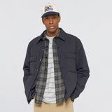 Edwin NEST PADDED OVERSHIRT LS, Dark Navy