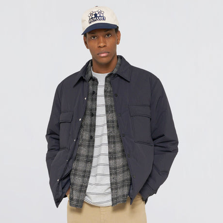 Edwin NEST PADDED OVERSHIRT LS, Dark Navy