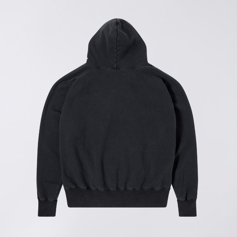 Edwin RAGLAN-SLEEVE HOODIE, Black