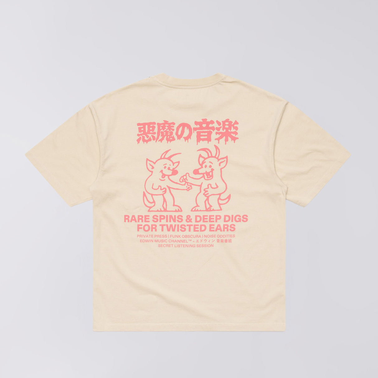 Edwin RARE SPINS T-SHIRT, Fog