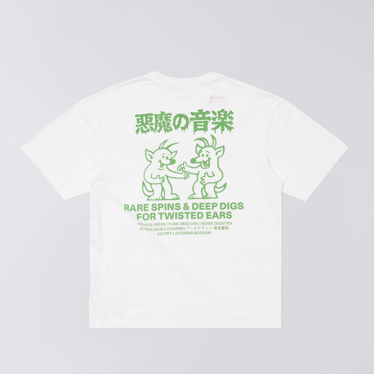 Edwin RARE SPINS T-SHIRT, White Washed
