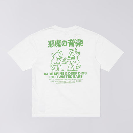 Edwin RARE SPINS T-SHIRT, White Washed