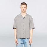Edwin SAGA SHIRT S/S, Black/White