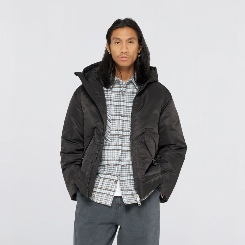Edwin SALTON HOODED JACKET, Black
